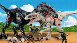 The BEST of Dinosaur Attack  Jurassic World Super Colossal Indoraptor Vs T Rex Dinosaur Hot Movie [upl. by Sidnal]