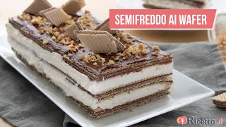 Semifreddo ai Wafer  Ricettait [upl. by Giardap850]