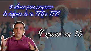 5️⃣CONSEJOS para preparar la DEFENSA tu TFG o TFM👩🏼‍🎓 ante un tribunal  Universidad 🏫 [upl. by Niltiak401]