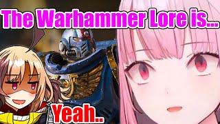 Calli Thought Dark Souls Lore Was Intense Until She Got Into Warhammer【Hololive EN】 [upl. by Iilek137]