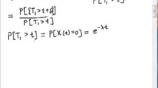 Poisson Process Example Additional Wait Time [upl. by Calypso]