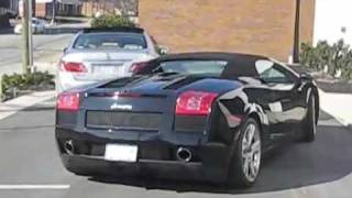 2008 Lamborghini Gallardo Start Up Exhaust and Driving [upl. by Thain]