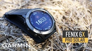 Garmin Fenix 6X Pro Solar  Unboxing και Παρουσίαση [upl. by Nalyac]