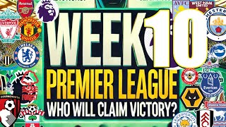 🔥 Week 10 Premier League Predictions 202425 Who Will Dominate This Weekend  KO7 Commentary [upl. by Roze]