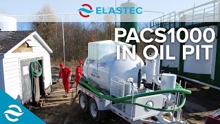 ELASTEC  Vacuum Trailer Cleaning Oil Pit [upl. by Doty]