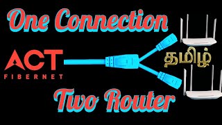 How To Connect Second Router From All Network ACT Fibernet  JIO  Airtel Without Signal Loss Tamil [upl. by Thevenot624]