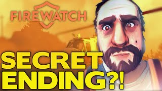 SECRET ENDING Firewatch Alternate Ending [upl. by Tindall]