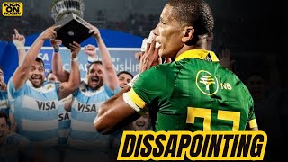 SPRINGBOKS DROP THE BALL  ARGENTINA vs SPRINGBOKS REVIEW [upl. by Oirottiv373]