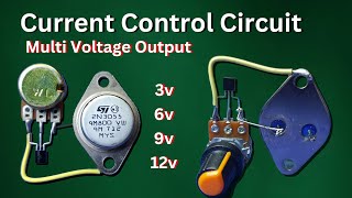 Simple Current Control Circuit Using 2N3055 Transistor  New Adjustable Voltage Regulator [upl. by Haelam]