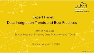 Expert Panel Discussion  Data Integration Trends and Best Practices [upl. by Jamill]