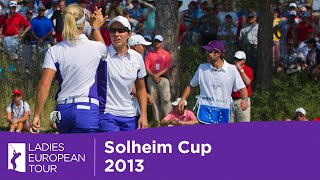 Solheim Cup  Day 1 Afternoon Highlights [upl. by Ertnod]