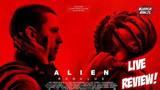 ALIEN ROMULUS 2024💀 LIVE Movie Review [upl. by Drauode]