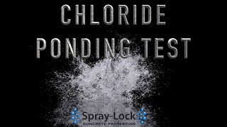 Chloride Ponding Test [upl. by Sukramal739]