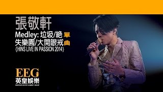 張敬軒 Hins Cheung《Medley垃圾絕失樂園大開眼戒  HINS LIVE IN PASSION 2014》Lyrics MV [upl. by Richelle]