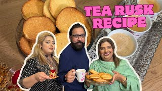 Tea Rusk Recipe  Homemade Rusk  Tea and Rusk ☕️ reflexion viralvideo pakistanifood familyvlog [upl. by Atiuqrehs]