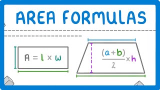 GCSE Maths  How to Find the Area of Rectangles Parallelograms Triangles and Trapeziums 105 [upl. by Knobloch]