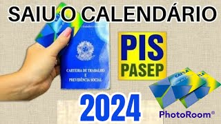 SAIU CALENDÁRIO DE PAGAMENTO PISPASEP 2024 CONFIRA QUANDO VOCÊ IRÁ RECEBER [upl. by Artnoed]