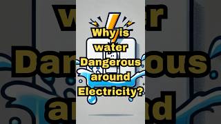 Why is water dangerous around electricity jbtechnicians waterandelectricity electricalsafety [upl. by Nacul]