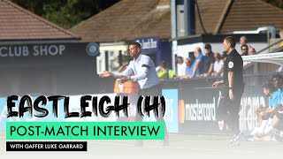 Boreham Wood vs Eastleigh Luke Garrards PostMatch interview [upl. by Annoet]