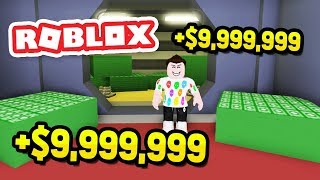 I ROBBED A BANK IN ROBLOX AND MADE MILLIONS 9999999 [upl. by Chipman]