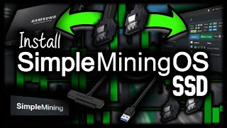 SimpleMining SSD Install  ETHEREUM [upl. by Aihseuqram]