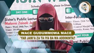 Lecture Promo Wace gudummowa mace yar jamia za ta iya ba wa addininta [upl. by Rise]