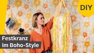 DIY Festkranz im Boho Stil  Roombeez – powered by OTTO [upl. by Onitnatsnoc]