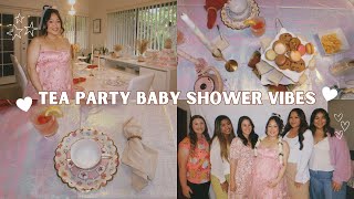 tea party baby shower vlog [upl. by Meuse]