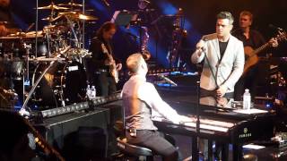 Gary Barlow Solo Tour  EIGHT LETTERS with Robbie Williams  Royal Albert Hall  271112 [upl. by Xer]