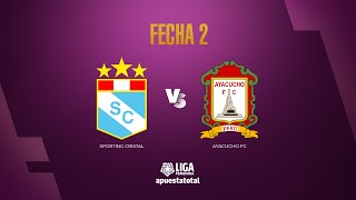 ⚽SPORTING CRISTAL VS AYACUCHO FC  LIGA FEMENINA APUESTATOTAL 2024  FECHA 2 [upl. by Hayott]