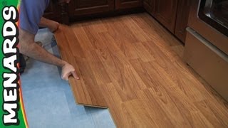 How To Install Laminate Flooring  Menards [upl. by Nawaj]