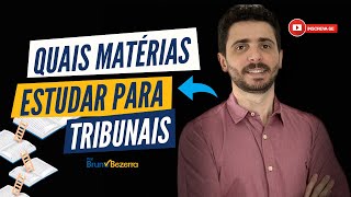 Quais matérias estudar para tribunais TJ TRF TRE TRT MP e defensorias [upl. by Levona]