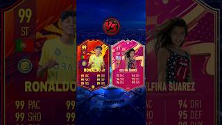 FIFA 23 Ronaldo Jr 🆚 FIFA 23 Delfina Suarez 🤯😱  1vs 1  🔥🥵 [upl. by Cecil]