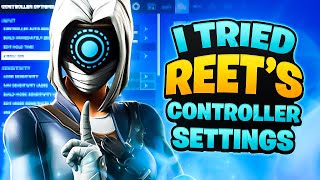 I Tried Reet Fortnite Settings in Season 4  Best Controller Settings [upl. by Anigroeg758]