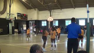 Johnnie Carr vs Tuskegee Volleyball Game 1 9623 [upl. by Ermine857]