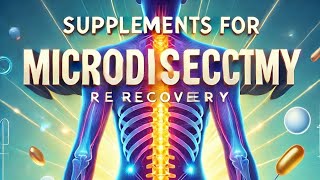 Supplements and Nutrition supporting recovery from surgeries like Microdiscectomy [upl. by Rekoob]