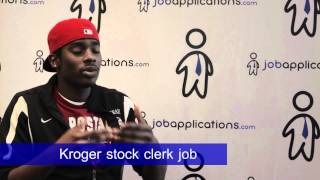 Kroger Interview  Stock Clerk [upl. by Bigford]