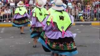 Peruvian Dancing Traditional Clothing amp Music in Chimbote [upl. by Dennet207]