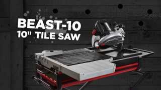 Lackmond BEAST 10quot Wet Tile Saw [upl. by Ybsorc]