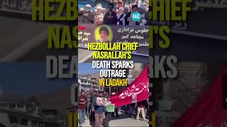 Imam Khomeini Trust Leads March In Kargil Against Killing of Nasrallah  Hezbollah  Shorts [upl. by Markowitz]