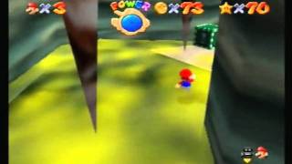 Super Mario 64  Walkthrough  Stage 6  Hazy Maze Cave  100 Coins [upl. by Dickman]