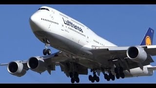 Inaugural Lufthansa Airlines Boeing 7478 Landing amp Takeoff  Chicago OHare  ORD Airport [upl. by Einhpad]