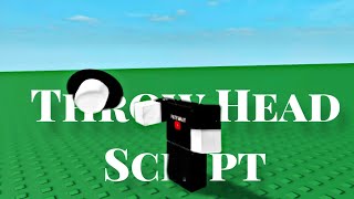 Fe Throw Head Script Pastebin  Roblox  Foxynaut [upl. by Emanuel]