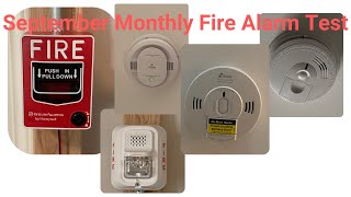 September Monthly Fire Alarm Test [upl. by Nonnaihr]