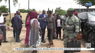 Ministère des Affaires Etrangères réhabilitation du centre daccueil dAngondjé [upl. by Nilecoj]