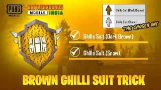 How To Complete The Chosen One Achievement In Pubg Mobile  Darkbrown GhillieSuit  Trick [upl. by Jacki]