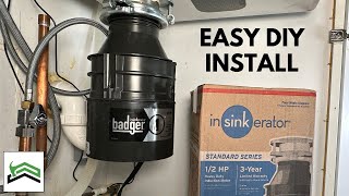 How To Install A Garbage Disposal  InSinkErator Badger 5500 Series [upl. by Grannia153]