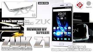 Lenovo ZUK Z1 Review Cyanogen OS Fingerprint 64GB  Video by s7yler [upl. by Karsten]