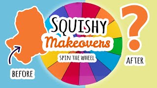 Squishy Makeovers Spin The Wheel  Fixing Your Squishies 23 [upl. by Jamieson]