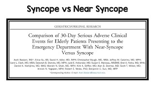 Syncope vs Near Syncope [upl. by Madlen]